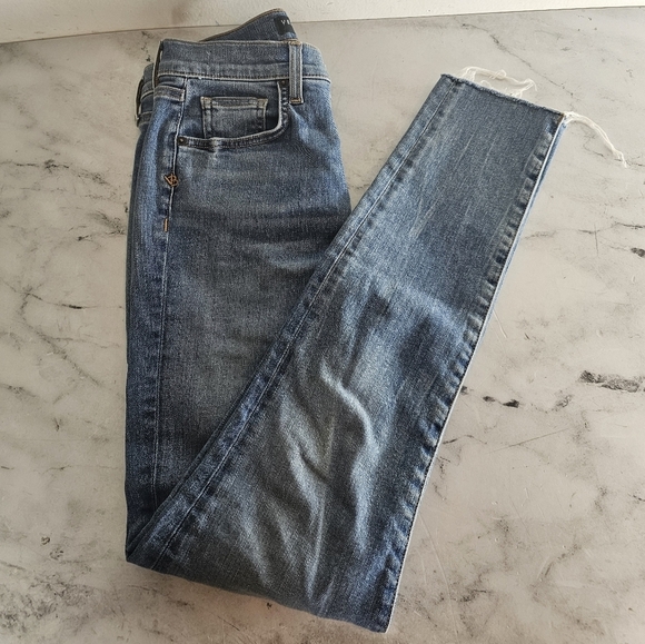 Veronica Beard Debbie Skinny Highrise Blue Jeans 25 Preowned - Picture 1 of 9